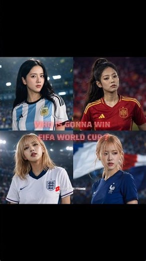 Who’s taking the trophy home? Comment your team 👇#BLACKPINK #fifa #FIFAWorldCup@YouTubeViewers