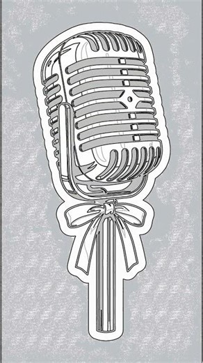 Easy Retro Mic Drawing! Step-by-Step for Beginners