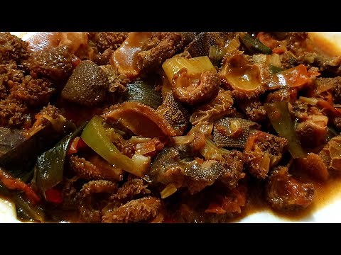 How to cook tripe/Matumbo Mogodu recipe/How to cook tripe in a pressure cooker/South African recipes