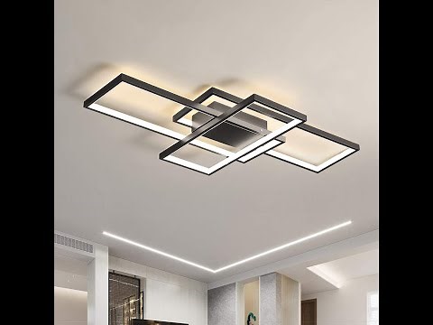 90CM Rectangle Modern LED Ceiling Lights for Living Room Bedroom