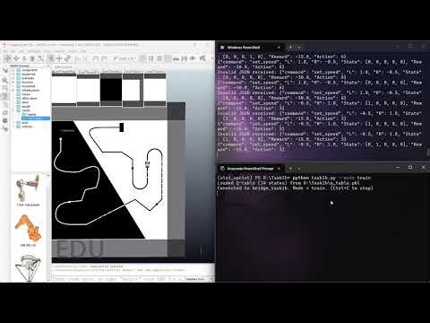 eLSI Sprint 1- Task 1B: Q-Learning Line Follower Robot (CoppeliaSim) | Team 1310