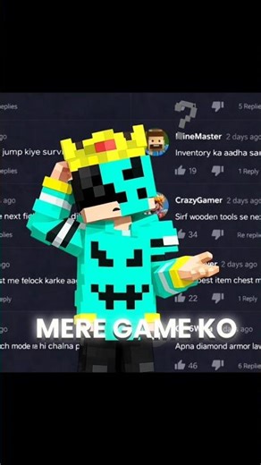 Minecraft But Your COMMENTS CONTROLS Me
