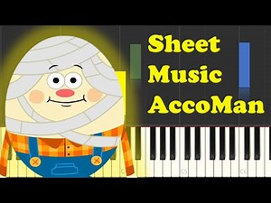 🎼 Super Simple Songs – Humpty Dumpty | Easy Piano Sheet Music