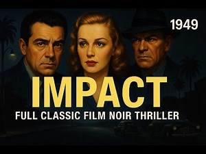 Impact (1949) | Full Movie | Film Noir Crime Drama | Public Domain Classic