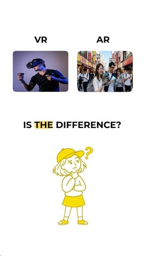 VR vs AR. What is the difference? #vr #ar #augmentedreality #difference #knowledge