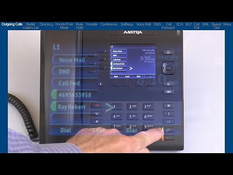 Mitel 6867i Phone: How to Make Outgoing Calls