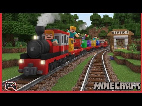 Fun with Trains | Minecraft LIVE Mod Showcase - Super Cool Rail Ride (2025)