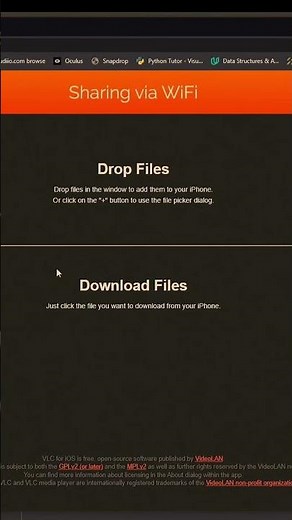 How To Share Files Between your iPhone and PC with VLC Wireless