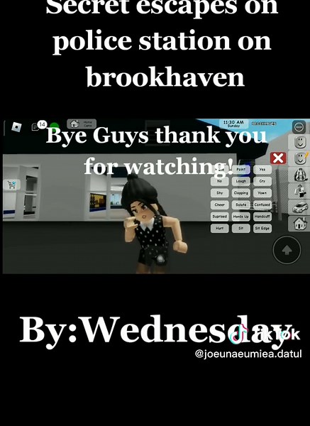 secret escape in police station on brookhaven..
