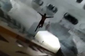 Man Jump Out From His Window