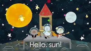 【一起认识太阳月亮星星】Sun, Moon, and Stars The Singing Walrus Songs for kids