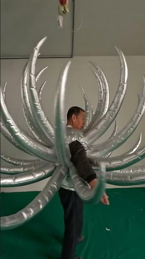 Silver Inflatable Suits Direction How To Decorate Visual Feast Stage Decoration