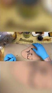 Watch This Leather Dyeing Magic Happen! #shorts