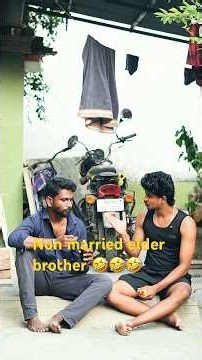 Watch till end 🤣🤣🤣non married elder brother 🤣#sudhakar #shorts #funny #comedy #content #youtube