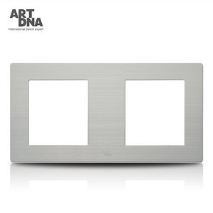 [Hot Item] Silver Breushed Stainless Steel Wall Switch Plate Wall Switch Panel