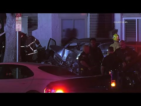 Crash Leaves One Dead, Three Injured | Garden Grove, CA