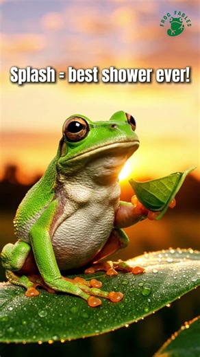 Frog Says Good Morning to the World! 🐸☀️