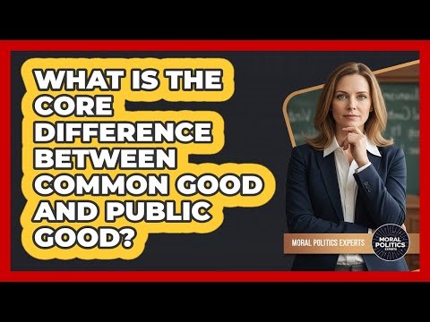 What Is The Core Difference Between Common Good And Public Good?