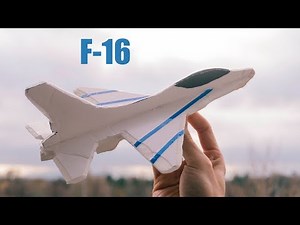 How to make an F-16 fighter jet airplane with foamboard