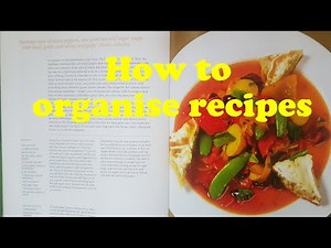 How To Organize Recipes
