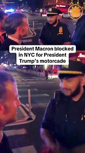 31K views · 149 reactions | French President Emanuel Macron called President Trump, after NYPD blocked his way through the New York City streets following his speech at the UN — so that the president’s motorcade could move through the city. | CBS Mornings | Facebook