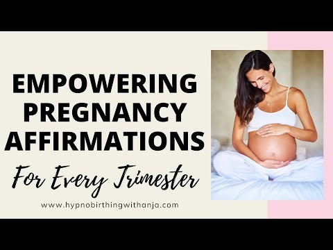 POSITIVE PREGNANCY AFFIRMATIONS - Empowering affirmations for pregnancy (every trimester)