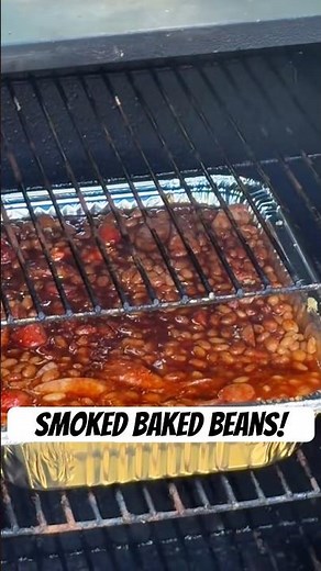 Smoked baked beans! #howtobbqright