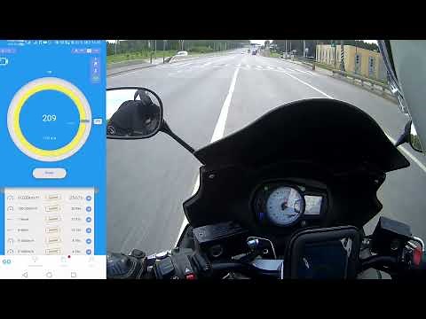 [2021] Suzuki GSX 650F Acceleration and Top Speed || 0-100 0-200 402m ||
