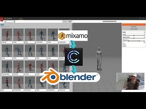 Clo3D - Mixamo - Blender Full Animation Workflow!!!