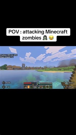 Attacked in Minecraft #minecraft #minecraftshorts …