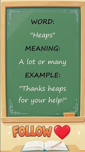 Word of the Week - Heaps | Learn Australian English