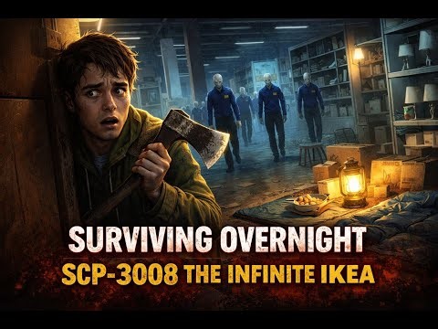 I SURVIVED OVERNIGHT IN SCP 3008 (THE INFINITE IKEA)