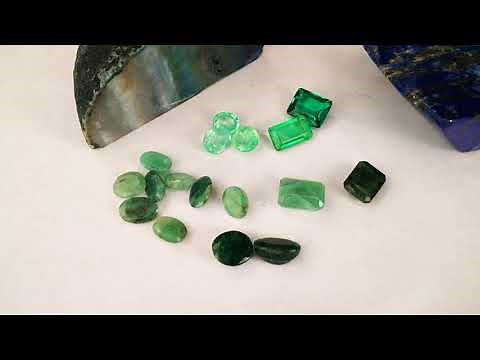 كيف تعرف الزمرد الطبيعي والصناعي وانواعه How do you know the natural and artificial emerald and its