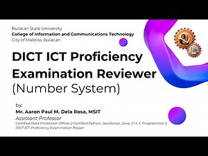 DICT ICT Proficiency Exam Reviewer - Number System
