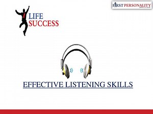 PPT - EFFECTIVE LISTENING SKILLS PowerPoint Presentation, free download - ID:2466203