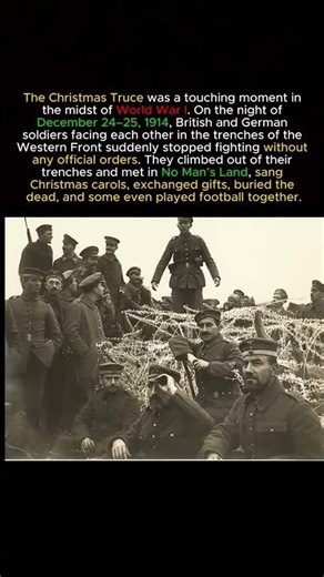 The Christmas Truce: When WWI Enemies Celebrated Together #history