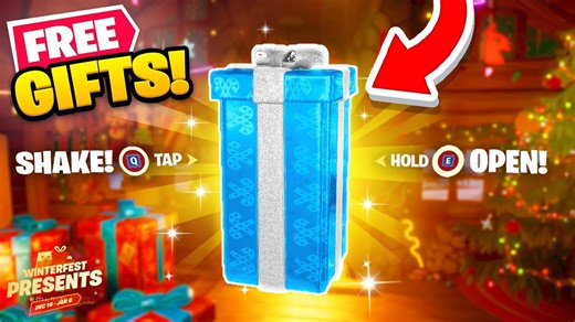 Opening ALL Winterfest Presents in Fortnite!