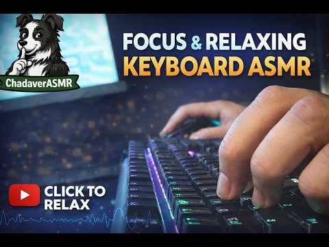 Typing & Clicking focus ASMR | Loud Clacky Keyboard & Mouse (No Talking or Game sounds)