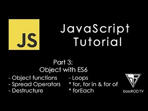 [TAGALOG] JavaScript Tutorial Part 3 - Object with ES6