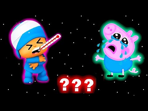 8 Pocoyo & Peppa Pig Sick & Crying Sound Variations in 45 Seconds