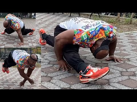300 Pounds of Muscle: Watch a 300-Pound Man Master Push-Up Variations! | That's Good Money