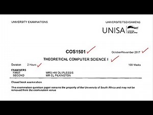 COS1501 UNISA | Theoretical Computer Science I | Binary Operations | Matrices |Sums | Differences