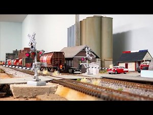 Beautiful Model Railroad HO Scale Gauge Train Layout with CP Locomotives