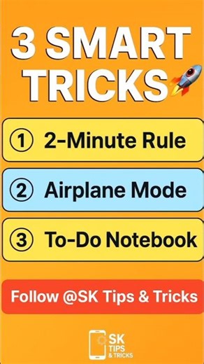 3 powerful productivity tricks #sktipsandtricks #techhacks #worksmarter #shorts