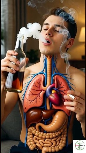 What Happens Inside Your Body When You Smoke a Cigarette? | 3D Human Anatomy Animation