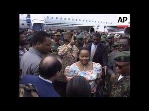 Zaire - President Mobutu returns