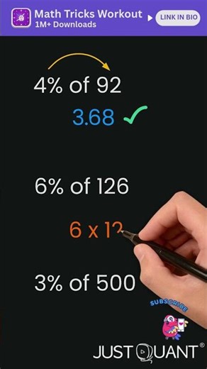 Math Tricks - Percentage Tricks - Quick Math - Mental Math Hacks - Math Shortcuts #mathtricks