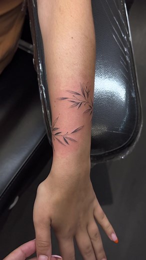 Fine Line Wrist Tattoo Process