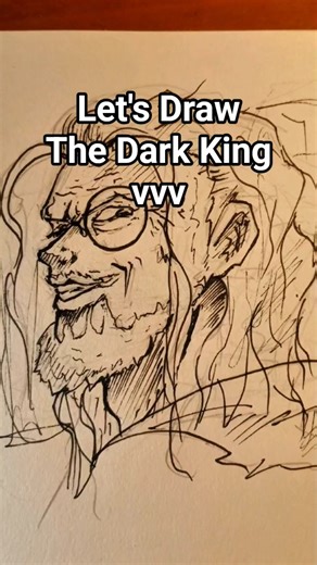 Drawing 204 || Let's Doodle The Dark King || #art #anime #doodle