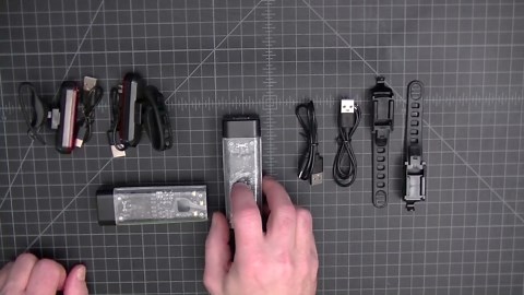 2 Pack Bike Lights Front and Back, USB-C Rechargeable Bicycle Lights Front and Rear for Night Riding, Bike Headlight and Tail Light Set, IPX4 Waterproof High Lumens LED for Men Women